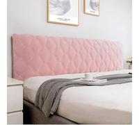 uyeoco Etirable Housse de tête de lit rembourrée en coton élastique résistant à la poussière pour chambre Couleur : rose, taille : 180 cm