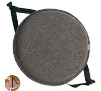 uyeoco Galette de Chaise Ronde 35cm/40cm/50cm/45cm Exterieur Intérieur Coussin de Chaise Noire/Jaune/Vert Antidérapants(#1,1pc 40cm/15.7in)