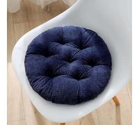 uyeoco Galette de Chaise Ronde 40 cm/45 cm/50CM lot 4/6/2/1 Extérieures/Interieur ，Coussin de Sol Coussins de Siège, for Jardin Coussins de Sol, Haute Office Coussin d'assis(N24,1_40X40CM)