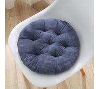 uyeoco Galette de Chaise Ronde 40 cm/45 cm/50CM lot 4/6/2/1 Extérieures/Interieur ，Coussin de Sol Coussins de Siège, for Jardin Coussins de Sol, Haute Office Coussin d'assis(N23,4_50X50CM)