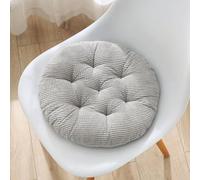 uyeoco Galette de Chaise Ronde 40 cm/45 cm/50CM lot 4/6/2/1 Extérieures/Interieur ，Coussin de Sol Coussins de Siège, for Jardin Coussins de Sol, Haute Office Coussin d'assis(N22,1_45X45CM)