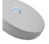 uyeoco Galette de Chaise Ronde Exterieur Imperméable Coussin Chaise de Siège avec élastique Rond Coussin de Tabouret antidérapant Coussin de Chaise(Gris Clair,45cmx5cm)