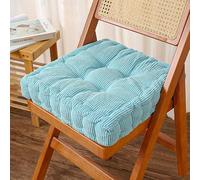 uyeoco Galettes de Chaise 40x40/45x45/50x50cm Carrée/Ronde Coussin de Chaise, Extérieures/Interieur Jardin Coussins de Sol, Haute Office Coussin d'assis(9#,50X50cm/19.68x19.68in)