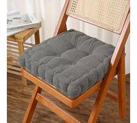 uyeoco Galettes de Chaise 40x40/45x45/50x50cm Carrée/Ronde Coussin de Chaise, Extérieures/Interieur Jardin Coussins de Sol, Haute Office Coussin d'assis(3#,50X50cm/19.68x19.68in)