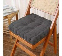 uyeoco Galettes de Chaise 40x40/45x45/50x50cm Carrée/Ronde Coussin de Chaise, Extérieures/Interieur Jardin Coussins de Sol, Haute Office Coussin d'assis(1#,50X50cm/19.68x19.68in)
