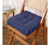 uyeoco Galettes de Chaise 40x40/45x45/50x50cm Carrée/Ronde Coussin de Chaise, Extérieures/Interieur Jardin Coussins de Sol, Haute Office Coussin d'assis(2#,50X50cm/19.68x19.68in)