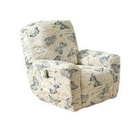uyeoco Housse Canapé Inclinable Relax 3/2/1 Places Housse De Fauteuil Inclinable Extensible 8/6/4 Pièces, Housse Canap Relax avec Poche Latérale Antidérapant, Lavable(8#,1-Seater)