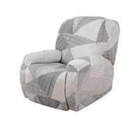 uyeoco Housse de Fauteuil Relax Extensible 2/3/1 Places, 4/6/8 Pièce Couverture de Fauteuil Inclinable, Housse de Protection de Canapé (Color : #19, Size : 1 Places (4 pièces))