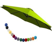 uyeoco Housse de Rechange pour Parasol 200cm 250cm 270cm 300cm Toile Parasol d'extérieur À 6 Baleines Auvent de Rechange pour Parasol de Terrasse Tissu de Polyester(@9,3.0M 9.8ft/8 ribs)