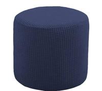 uyeoco Housse Ottomane Rond, Housses de Pouf Extensible, Rond Housse de Repose-Pieds, Protecteur de Meubles Housse(F11,40x40cm)