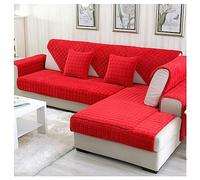 uyeoco Housses de Canape/Couvre Canape d'angle 4/3/2/1 Places Places Gris Couverture De Canapé en Forme De L avec Accoudoirs Revetement de canape Antidérapant Protecteur (Color : Mm, Size : 70x210cm)