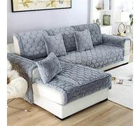 uyeoco Housses de Canape/Couvre Canape d'angle 4/3/2/1 Places Places Gris Couverture De Canapé en Forme De L avec Accoudoirs Revetement de canape Antidérapant Protecteur (Color : #24, Size : 70x70cm)