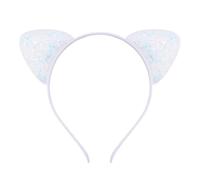 UYFRD Bandeau à oreilles de chat à paillettes pour filles et femmes - Serre-tête en métal brillant - Accessoires de cheveux pour le quotidien (E)