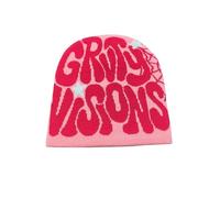 UYFRD Bonnet tricoté pour homme et femme de qualité paragraphe Y2k Chaud Mode Hundred Take Ins Sense Niche Cold Cap (Rose GRVTY)