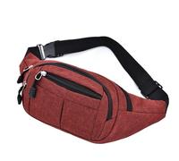 UYFRD Ceinture de poitrine pour homme et femme Sac banane pour homme et femme, Rouge B., Taille unique