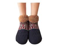 UYFRD Chaussures d'hiver chaudes pour homme - Chaussettes de sol - Pantoufles d'intérieur en peluche - Bottes épaisses pour chambre à coucher, A-couleur 4, 46-48(30 CM)
