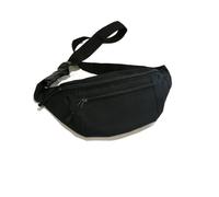 UYFRD Grand sac banane pour sport, festival, entraînement, voyage, course à pied, sac mains libres pour téléphone portable, Noir , Taille unique