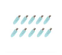 UYFRD Lot de 10 pinces à cheveux basiques sans pli pour femmes et filles - Pour coiffure, maquillage sans pli, épingles à cheveux tendance (PT5004-bleu, 10 pièces)