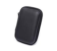 UYFRD Lot de 2 mini sacs portables pour écouteurs, porte-monnaie, étui de transport, étui pour carte mémoire, organisateur de câbles, accessoires pour casque, Noir , Taille unique