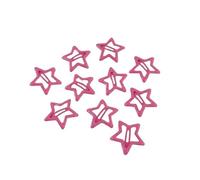 UYFRD Lot de 3/10/12 pinces à cheveux colorées en forme d'étoile BB Y2K pour femmes, filles, épingles à cheveux mignonnes en épingle à cheveux pour enfants (marron)