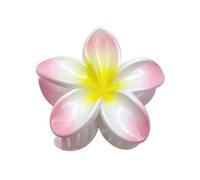 UYFRD Lot de 3 épingles à cheveux élégantes et tendance - Grande taille - 8 cm - Fleur de plumeria - 13 cm - Carré - Mat - Accessoires pour cheveux pour femme (rose clair)