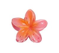 UYFRD Lot de 3 épingles à cheveux élégantes et tendance - Grande taille - 8 cm - Fleur de plumeria - 13 cm - Carré mat - Accessoires pour cheveux pour femme (rouge pastèque)