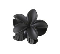 UYFRD Lot de 3 épingles à cheveux élégantes et tendance - Grande taille - 8 cm - Fleur de Plumeria - 13 cm - Carré - Noir givré