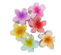 UYFRD Lot de 6 pinces à cheveux tendance à la plage, en forme d'œuf, de style bohème