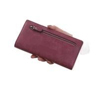 UYFRD Luxary Femmes Portefeuilles Porte-cartes Mode Lady Sacs à main Argent Monnaie Porte-monnaie Femme Embrayage Long Zipper Wallet Burse Bags Poche, rouge vin, Taille unique