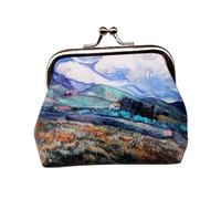 UYFRD Petit portefeuille pour femme - Mini impression porte-monnaie - Avec moraillon - Pour cartes de monnaie - Impression à l'huile, G, 1PCS