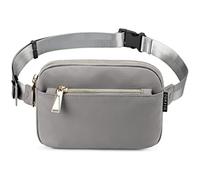 UYFRD Sac à bandoulière tendance unisexe léger et imperméable à la mode pour la poitrine, la taille, le shopping, les voyages, gris, Taille unique