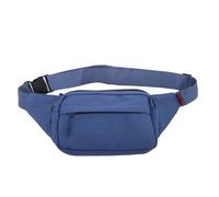 UYFRD Sac banane de voyage pour homme et femme - Style décontracté - Fonctionnel - Ceinture de sport - Poche pour téléphone - Sac de poitrine pour argent, bleu, Taille unique