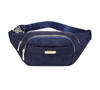 UYFRD Sac banane pour femme en tissu Oxford imperméable Sac banane banane Sac banane, Bleu foncé B., Taille unique