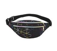 UYFRD Sac banane tendance pour femme - Sac banane décontracté - Unisexe - Sac banane de voyage étanche - Sac banane de sport, Noir , Taille unique