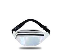 UYFRD Sac banane unisexe pour homme et femme Argenté, Style 2, Taille unique