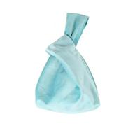 UYFRD Sac de poignet en velours pour femme avec nœud de poignet - Petit sac à main pour maquillage, espèces, cartes, courses, clés, sac à main Bolsa, bleu, Taille unique