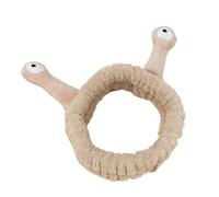 UYFRD Serre-tête avec oreilles d'animaux mignons avec boule moelleuse en polaire corail doux pour femme, pour se laver le visage, le maquillage et les cosmétiques (H)