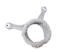 UYFRD Serre-tête avec oreilles d'animaux mignons avec boule moelleuse en polaire corail doux pour femme - Pour se laver le visage, le maquillage et les cosmétiques (A)