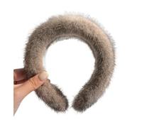 UYFRD Serre-tête d'hiver de luxe pour femme - Cadeau tendance - Gris