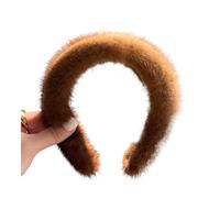 UYFRD Serre-tête d'hiver de luxe pour femme - Cadeau tendance - Marron clair