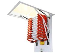 UYHBCNQD Attic Stair Electric Attic Ceiling Ladder Pull Down Ceiling Stairs Alloy Folding Loft Ladder Extension Ladder Telescopic Ladder Durable(80 * 90cm)