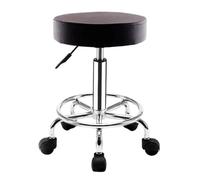 UYHBCNQD Chaises de bar hautes de loisirs, tabourets de bar pivotants réglables avec roulettes, repose-pieds, tabouret de comptoir en cuir synthétique pour bar, café, maison, tabouret haut pour