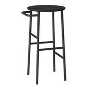 UYHBCNQD Chaises de bar hautes en métal moderne avec repose-pieds, tabouret de comptoir, charge de 113,4 kg, tabouret haut pour bar, café, maison, salle à manger, profitez de la vie