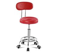 UYHBCNQD Chaises de bar hautes modernes pivotantes avec dossier en cuir synthétique 44-56 cm Hauteur réglable Charge 136 kg Tabouret de comptoir Profitez de la vie
