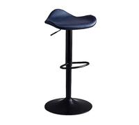 UYHBCNQD Chaises de bar hautes pivotantes en cuir PU avec dossier nu 55 cm-75 cm Hauteur réglable Tabouret de bar pour bar, restaurant, maison, tabouret haut pour profiter de la vie