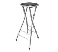 UYHBCNQD Chaises de bar hautes pliantes - Chaise haute rembourrée dossier - 61/71 cm - Charge ergonomique - 102,1 kg - Pour bar, restaurant, maison, bar - Profitez de la vie