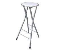UYHBCNQD Chaises de bar hautes pliantes - Chaise haute rembourrée dossier - 61/71 cm - Charge ergonomique - 102,1 kg - Pour bar, restaurant, maison, bar - Profitez de la vie
