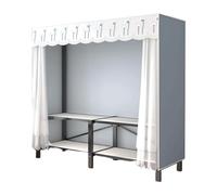 UYHBCNQD Organisateurs de placard Armoire portable Armoire de rangement pour vêtements Armoire à vêtements Structure en acier Armoire de rangement Placard à vêtements Spacieux