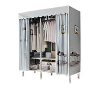 UYHBCNQD Organisateurs de placard temporaire en tissu pour vêtements cloisonnés - Rangement respirant - Placard à suspendre - Spacieux