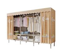 UYHBCNQD Organisateurs de placard temporaire en tissu pour vêtements cloisonnés - Rangement respirant - Placard à suspendre - Spacieux